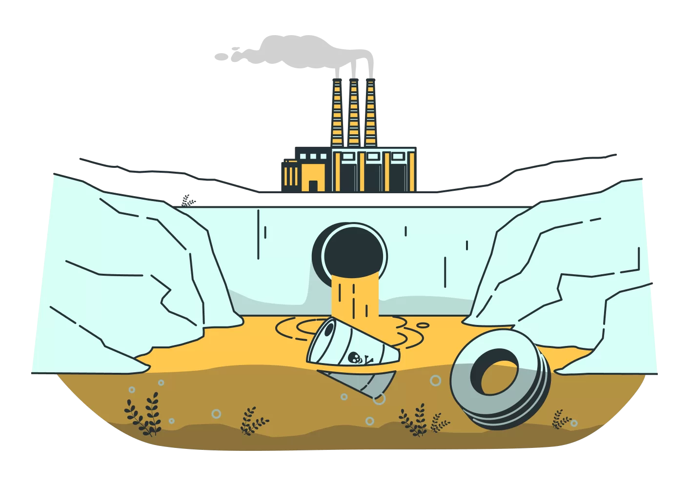 ammonia from sewage plant