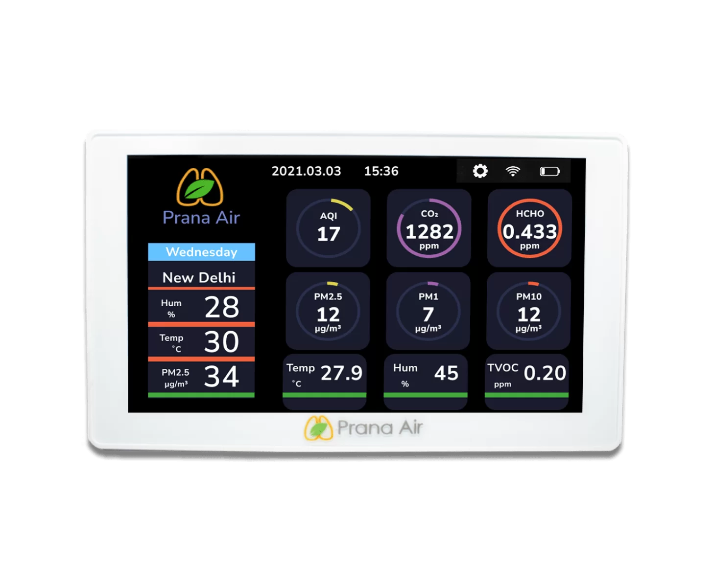 prana air sensible+ air quality monitor