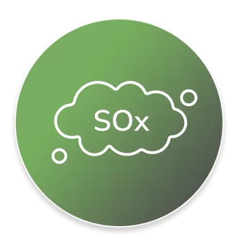 sox pollutant icon