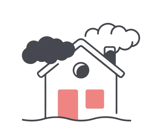 building property damages due to air quality