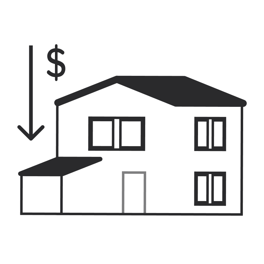 decrease in property value due to mold