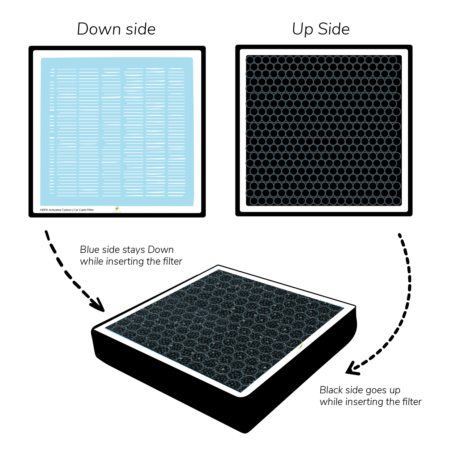 prana air car air filter installation instruction