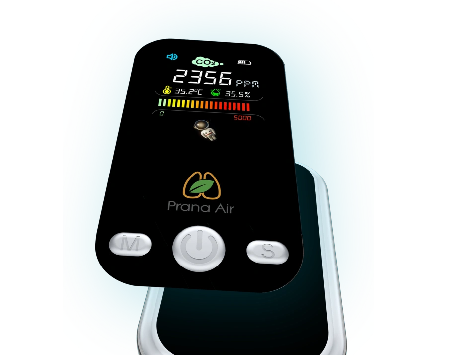 prana air nano co2 monitor hd screen