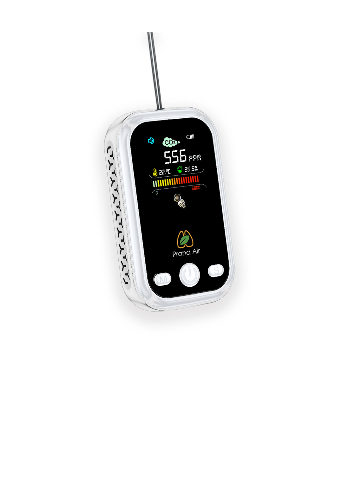 prana air nano portable co2 monitor