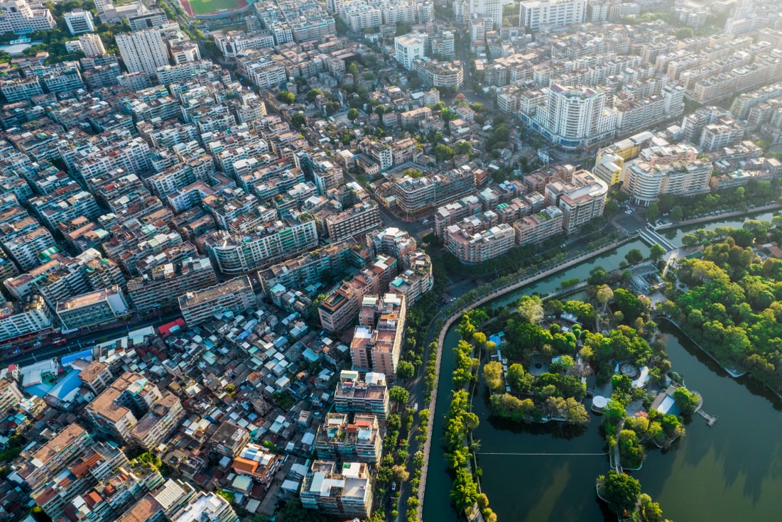 urban air quality monitoring image