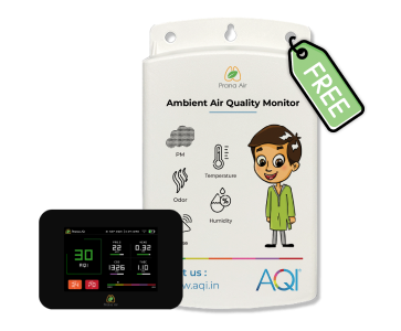 prana air सीएआईआर इन-आउट air quality monitor