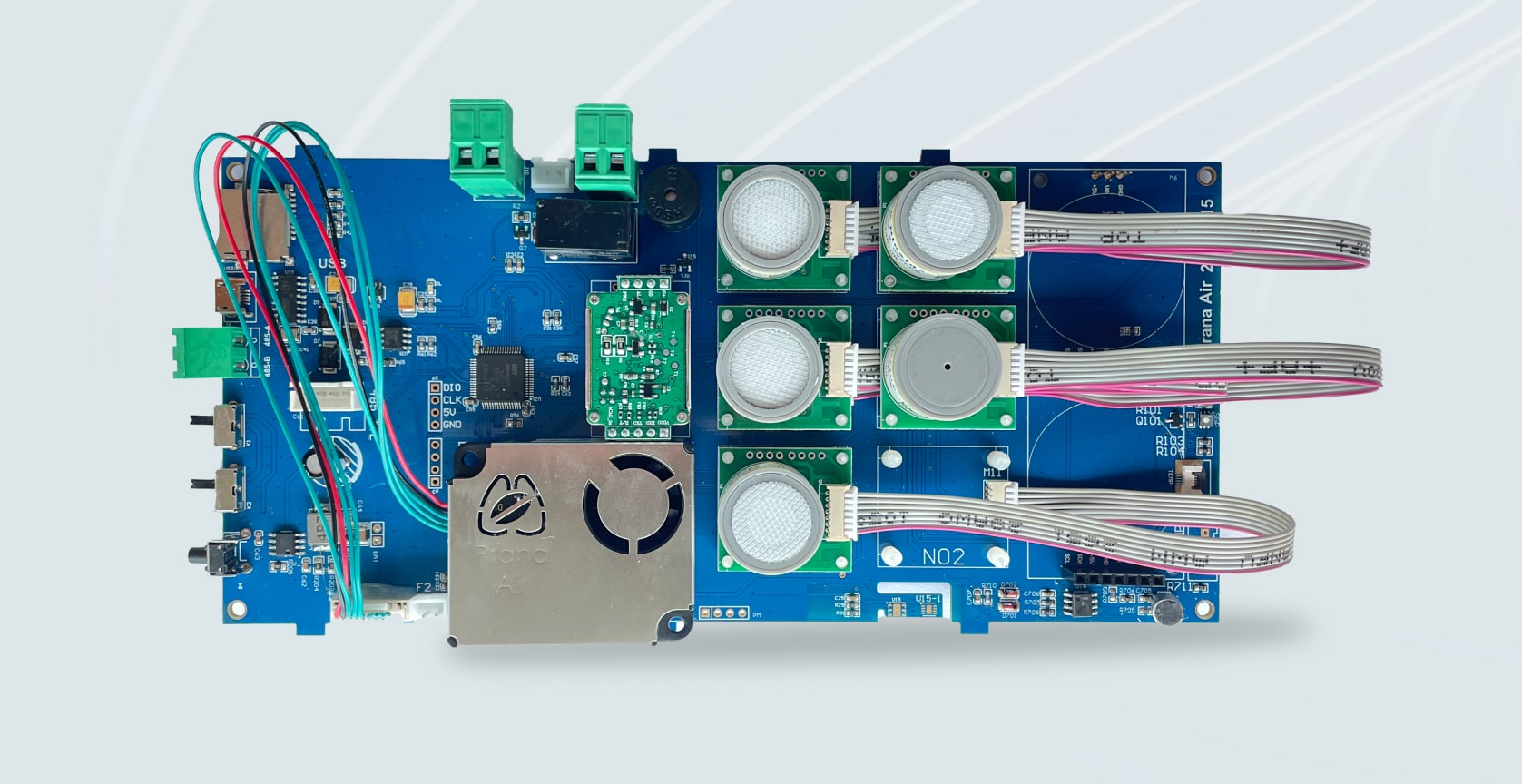 prana air ambient lite air quality monitor pcb