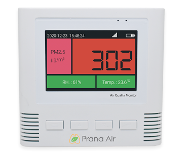 Monitor de calidad del aire, detector de formaldehído, detecta  contaminación en espacios interiores, compuestos volátiles orgánicos COVT y  partículas