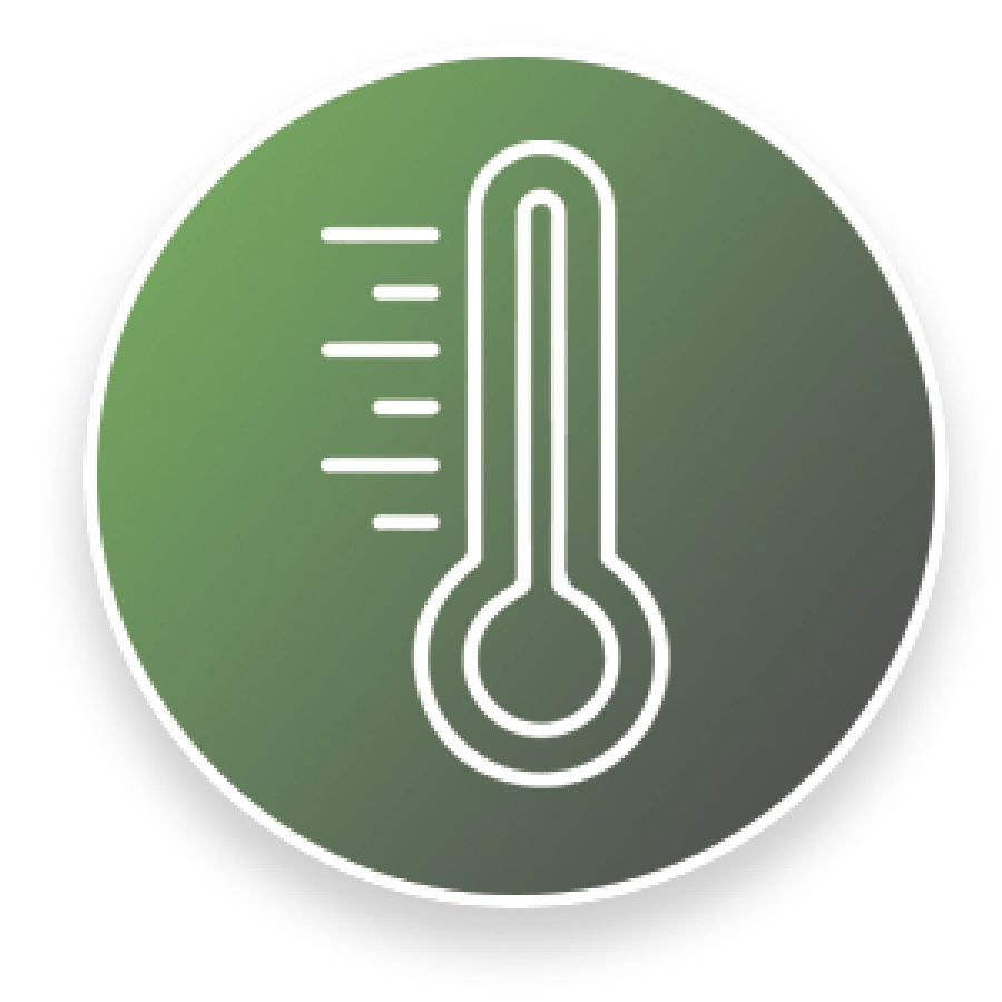 temperature in washroom