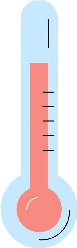 temperature scale