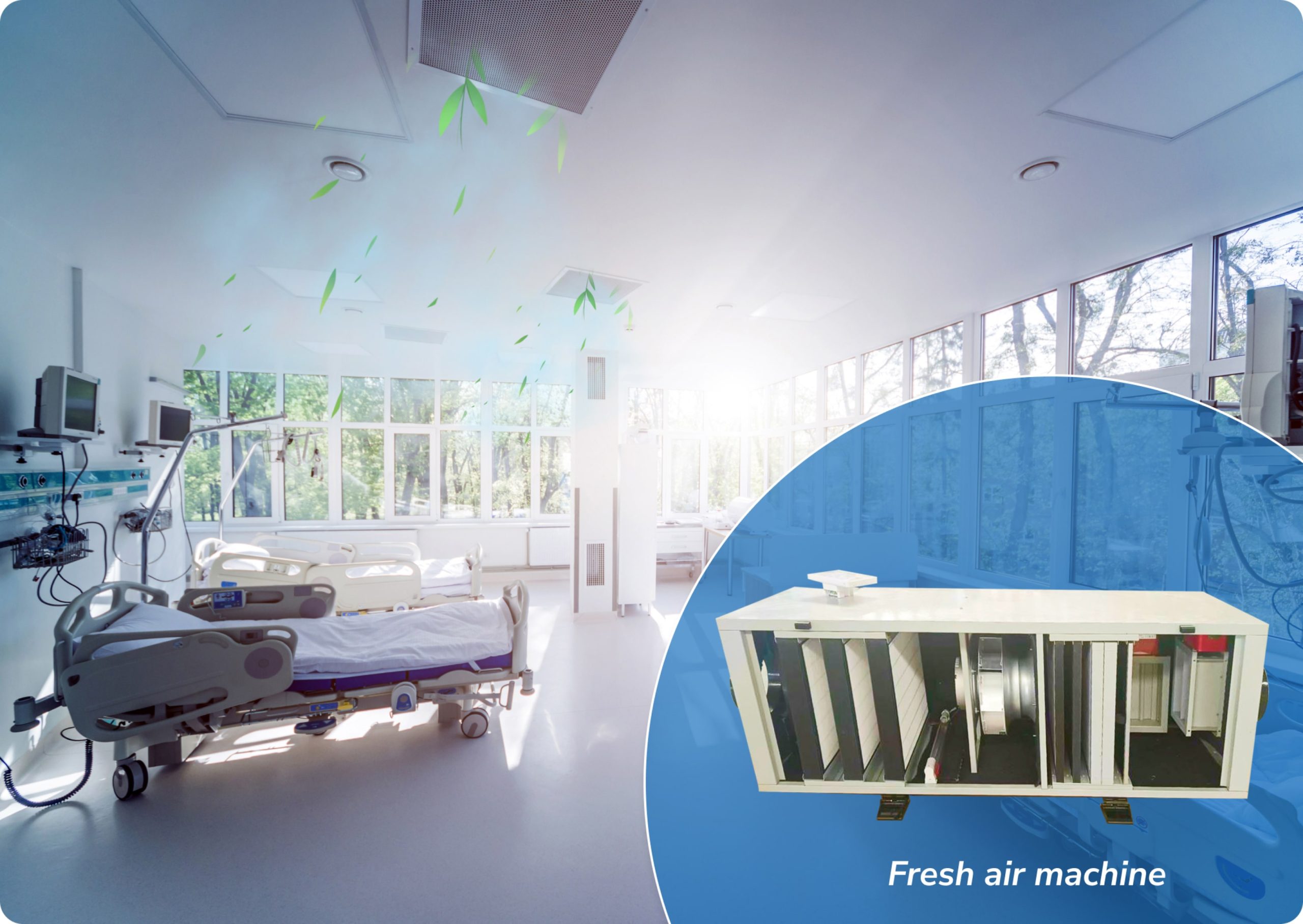fresh air machine solutions for hospital