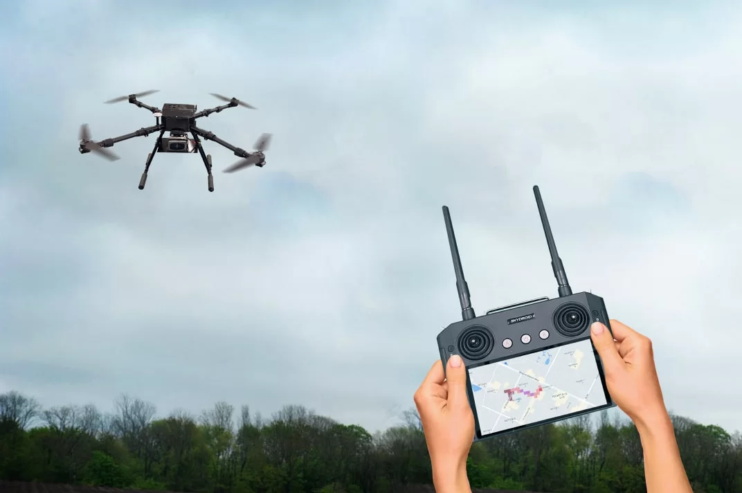 Prana Air smart city air quality drone remote sensing
