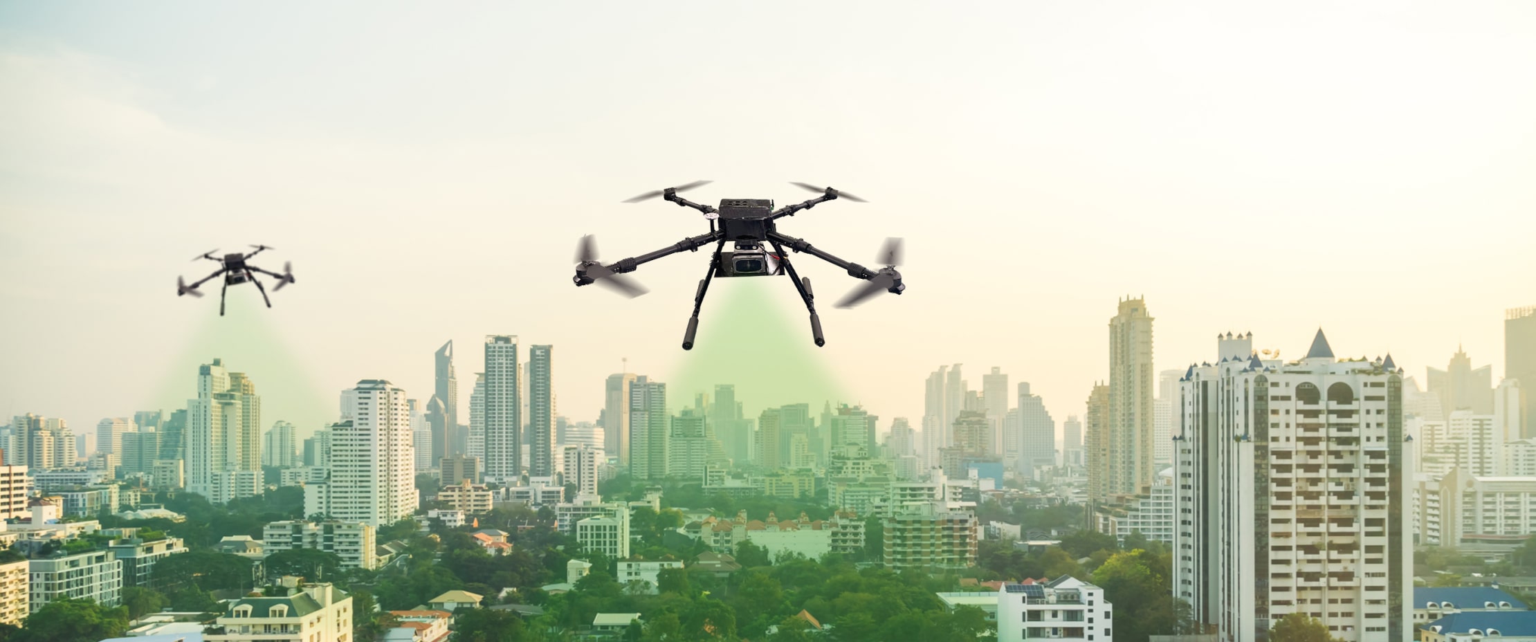 Prana Air smart city air quality drone