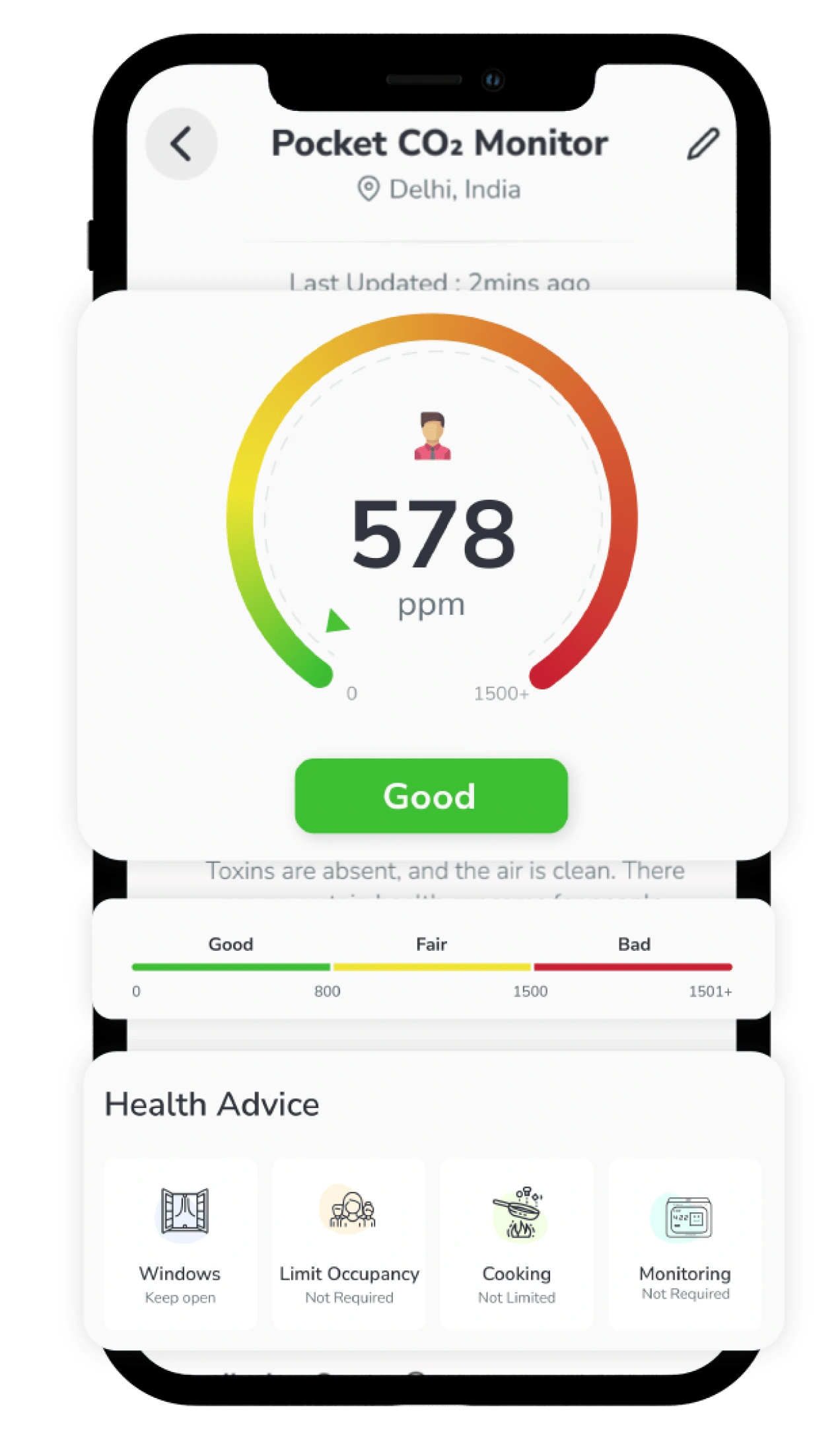 step 4 - co2 device connect to aqi mobile app