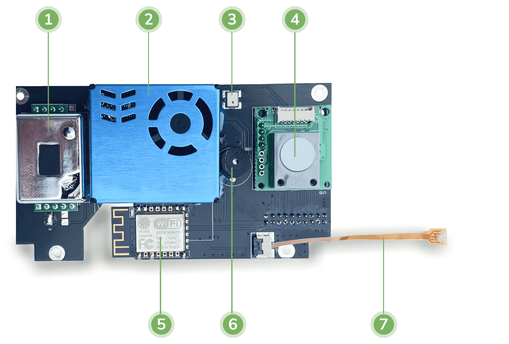 parts and label cair monitor