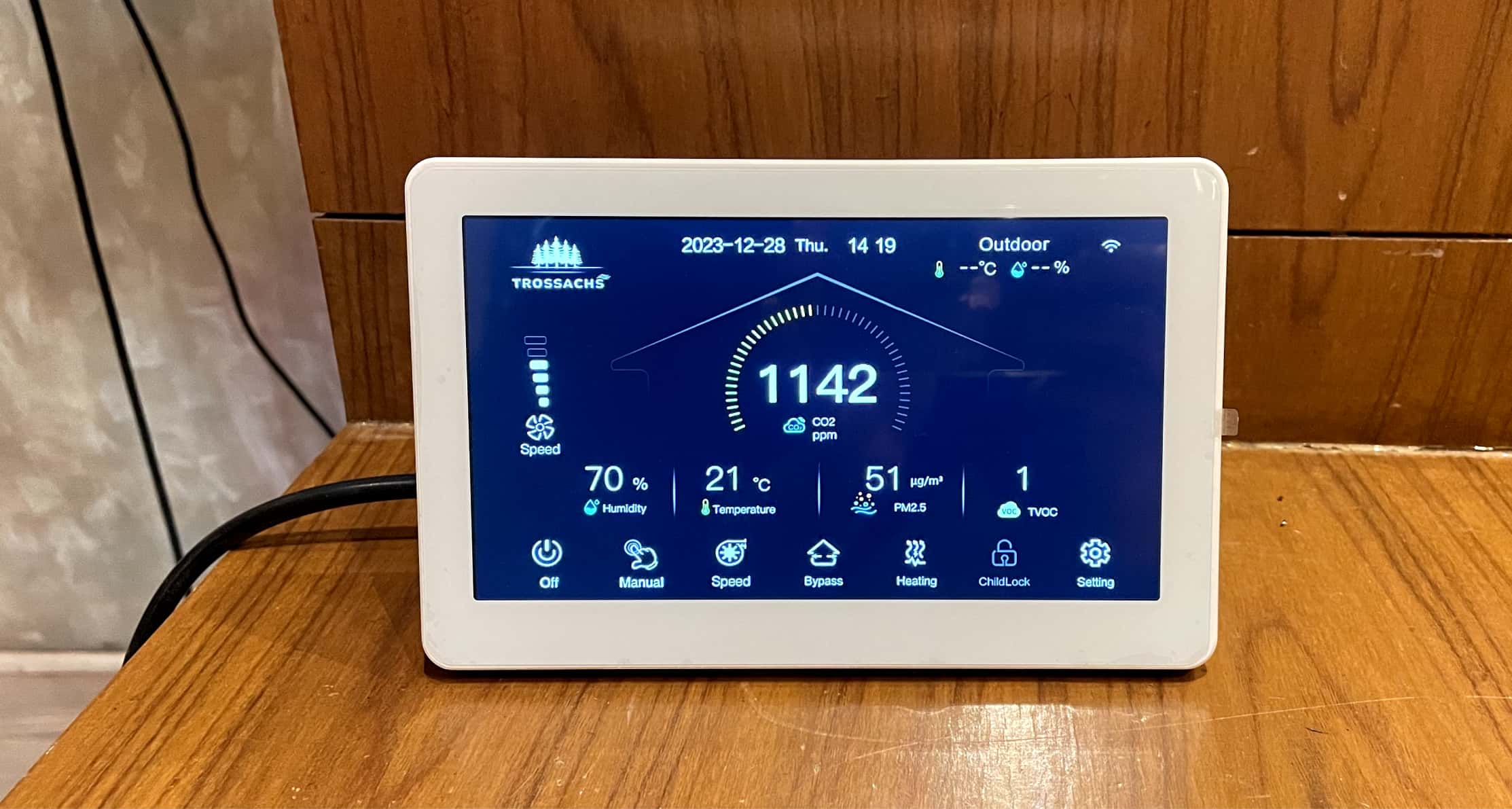 fresher air filter monitor