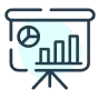real time and historic data icon