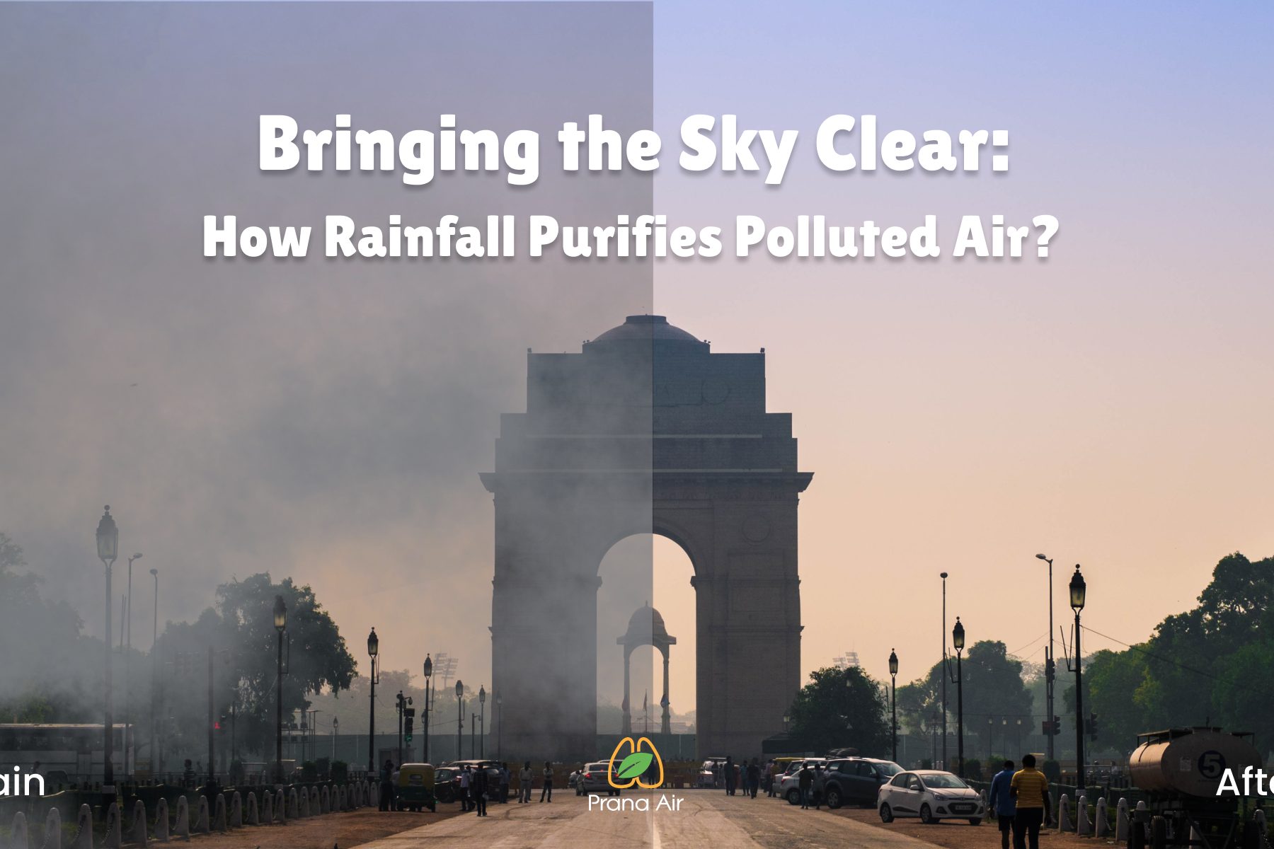 Rainfall Purifies Polluted Air
