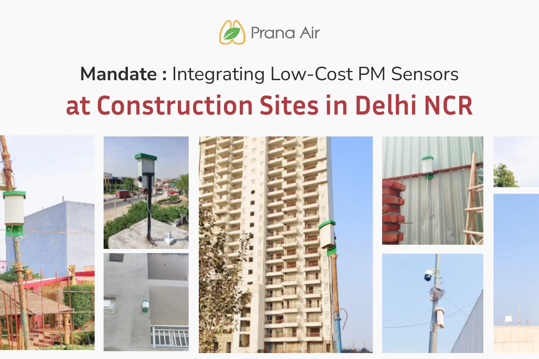 Low-cost sensors at construction sites in Delhi NCR
