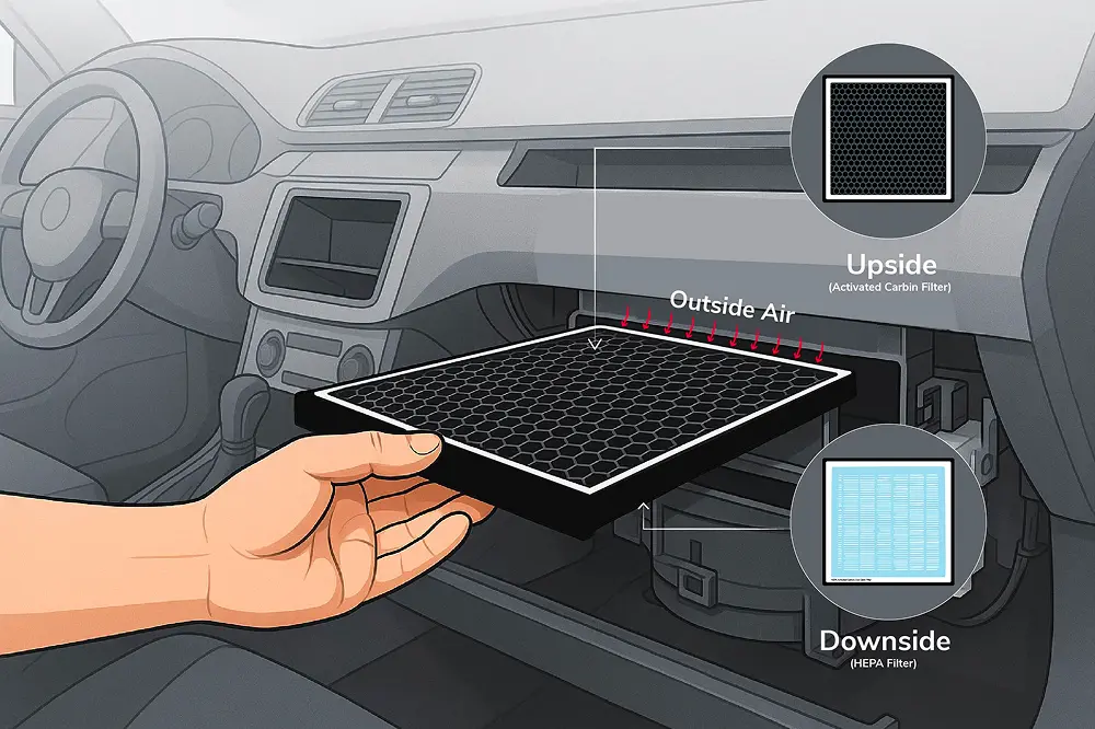 How to install Prana Air's Car cabin filter