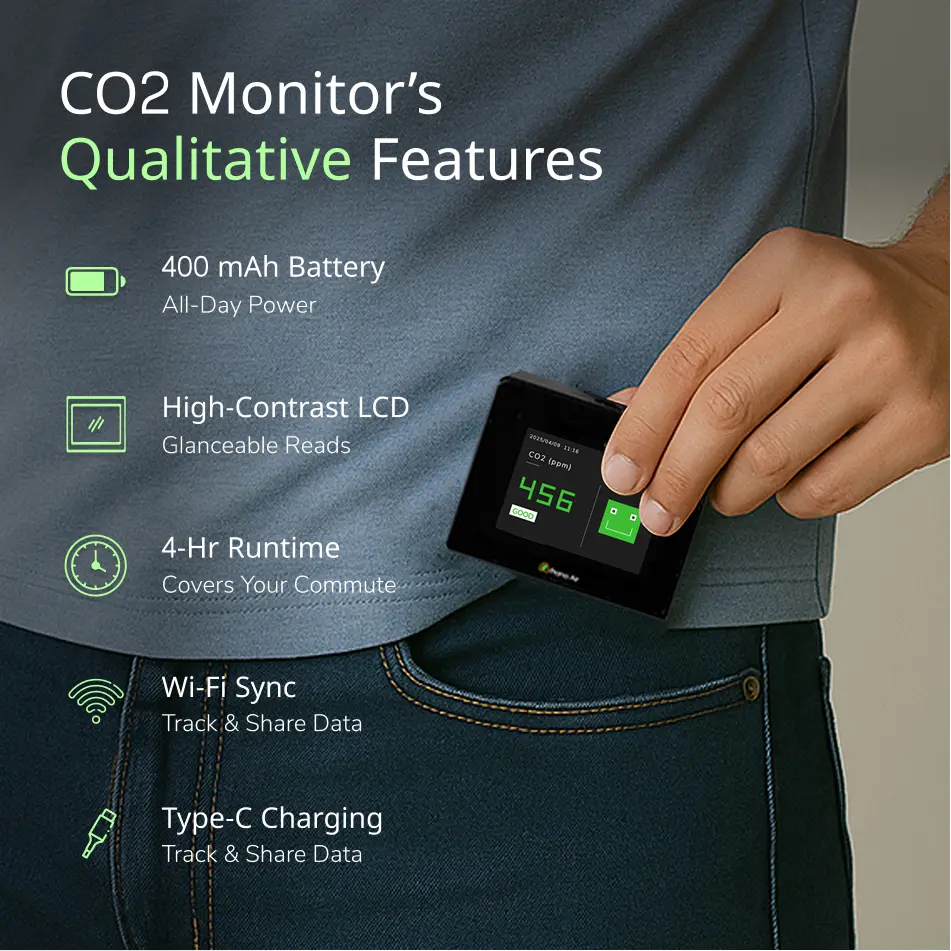 the advanced features of the best CO2 monitor