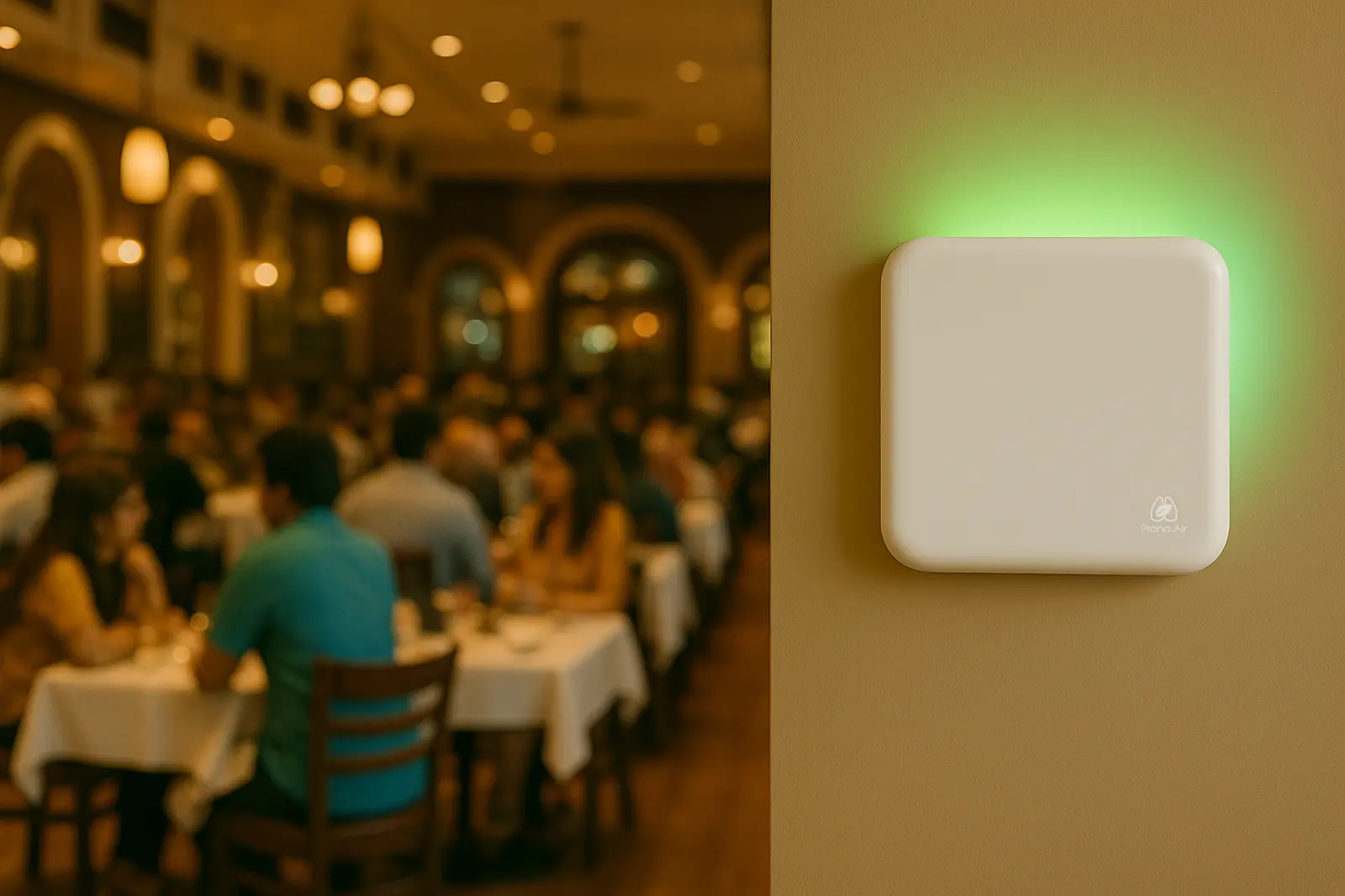 Squair lite indoor air quality monitor for restaurants