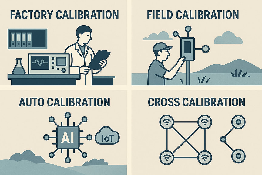 types of air quality sensor calibration